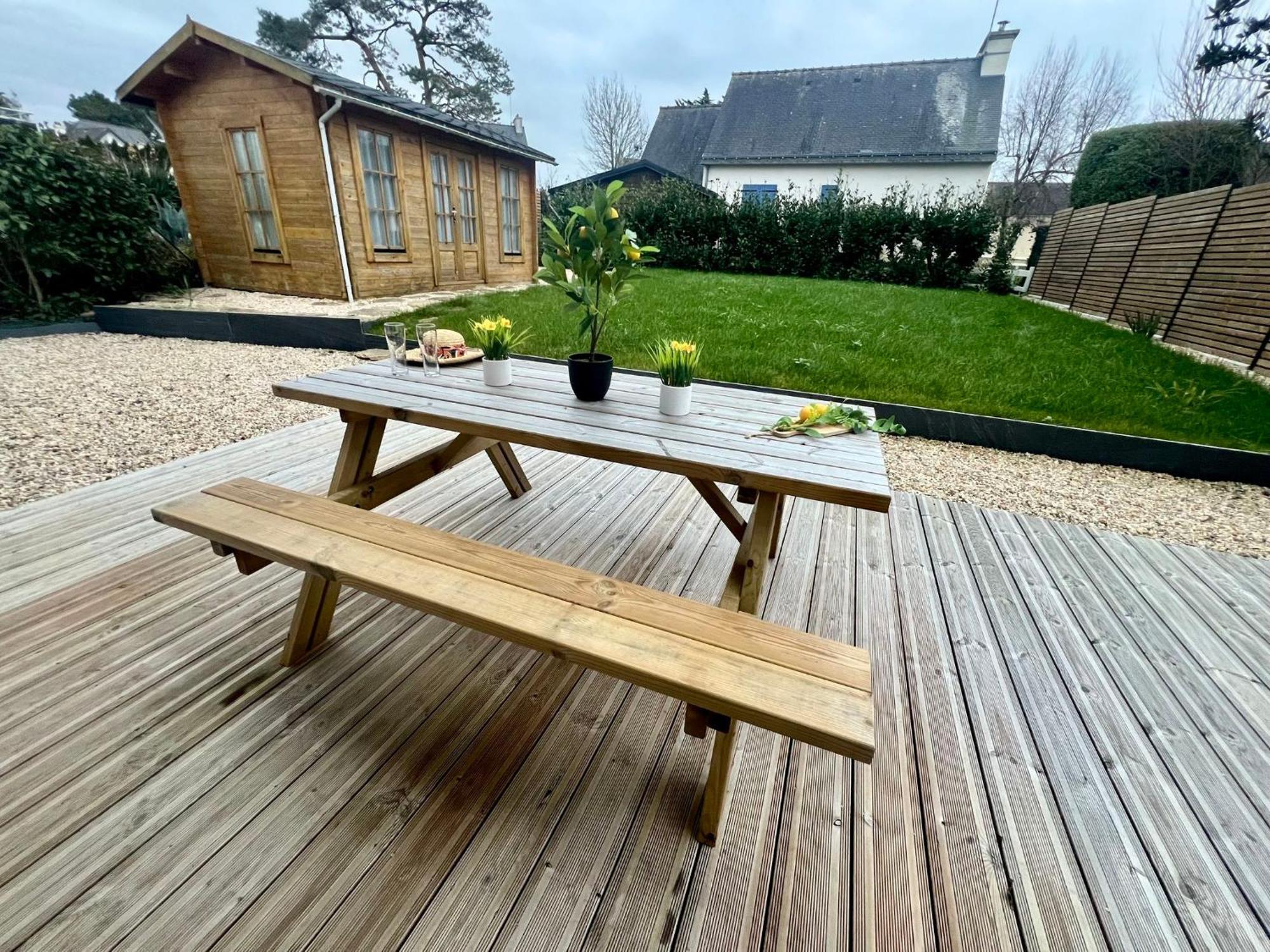Le Belaven, Neuf, Cosy, Terrasse, Jardin, Kerfany Plage, 1 A 6 Pers Moëlan-sur-Mer Екстериор снимка
